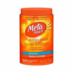 Metamucil Solúvel Sabor Laranja 174g