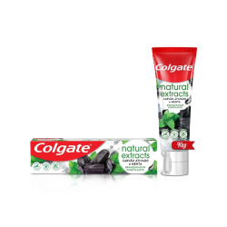 Creme Dental Colgate Natural Extracts Carvão Ativado E Menta 90g