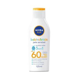 Protetor Solar Kids & Babies Pele Sensível Fps 60 Nivea Sun 125ml