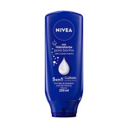 Loção Hidratante para Banho Nivea Milk Pele Seca Embalagem 250ml