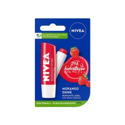 Hidratante Labial Morango Shine Nivea 4,8g