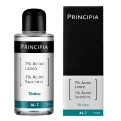 Principia Tônico AL-7 120ml Ácido Lático 7% + Ácido Salicílico 1% Skincare Al-7