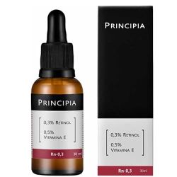 Principia Sérum Facial RN-0,3 Retinol 0,3% + Vitamina E 0,5% Skincare 30ml