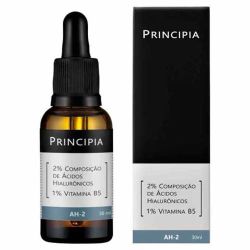 Principia Sérum Facial AH-2 Vitamina B5 1% + Ácido Hialurônico 2% Skincare 30ml