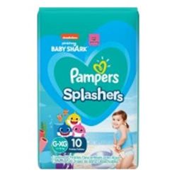 Fralda Pampers Splashers G-XG com 10 Unidades