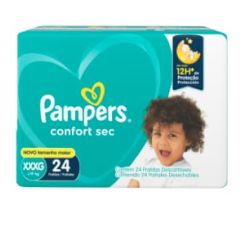 Fralda Pampers Confort Sec Mega XXG com 24 Unidades