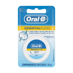 Fio Dental Essential Cera Oral-B 50m