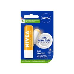 Protetor Solar Hidratante Labial Sun Protect Fps 30 Nivea 4,8 g