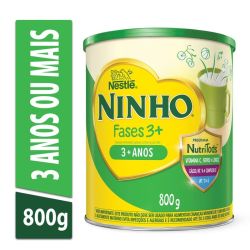 Composto Lácteo Fases 3 + Nestlé Ninho 800g