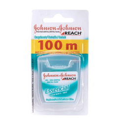 Fio Dental Johnson's Essencial Menta 100 Metros