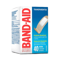 Band-Aid Curativos Transparentes  40un