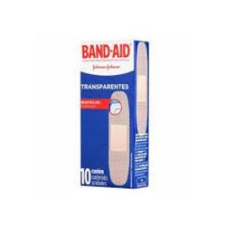Curativo Band Aid Johnson's Transparente com 10 Unidades