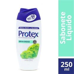 Sabonete Líquido Antibacteriano para Corpo Protex Erva Doce 250ml