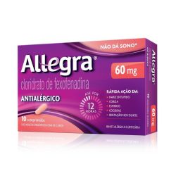 Antialérgico Allegra 60mg 10 Comprimidos