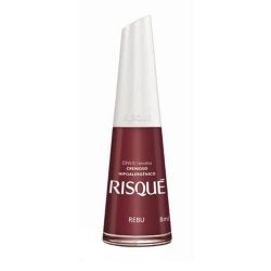 Esmalte Risqué Vermelho Cremoso Rebu 8ml