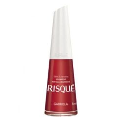 Esmalte Risqué Vermelho Cremoso Gabriela 8ml