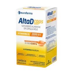 Alta D 2.000ui com 30 Cápsulas Eurofarma