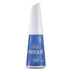 Esmalte Risqué Azul Cremoso Azulivre Mente 8ml