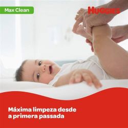Lenço Umedecido Huggies Max Clean com 48 Unidades