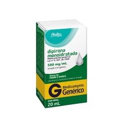 Dipirona Gotas 20ml - Medley - Monoidratada 500mg Frasco Gotejador
