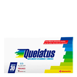 Quelatus com 30comprimidos Suplemento